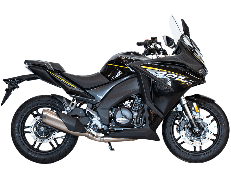 Мотоцикл CYCLONE RG401 (SR400GS-B) Черный Мотоцикл CYCLONE RG401 (SR400GS-B) Черный