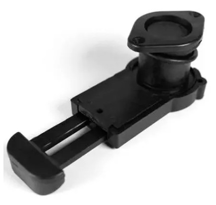 Клапан сливной 36 мм с задвижкой (Черный) (под диаметр 40 мм) Gladiator Клапан сливной 36 мм с задвижкой (Черный) (под диаметр 40 мм) Gladiator