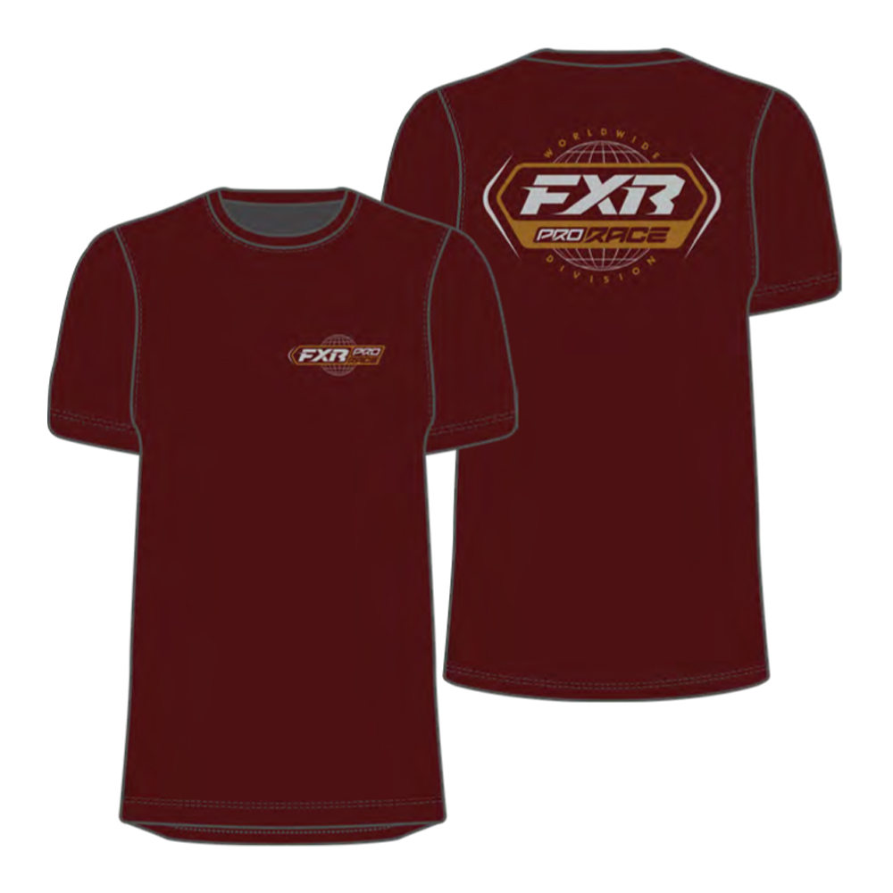 Футболка FXR Race Div Premium Merlot Mustard 2025 Футболка FXR Race Div Premium Merlot Mustard 2025