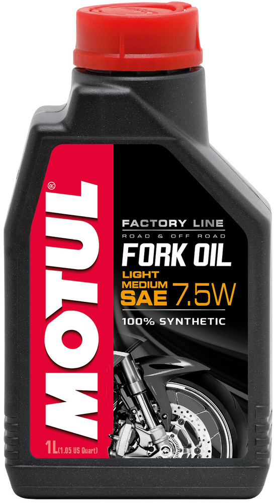 Масло вилочное Motul Fork Oil Light/medium FL 7,5W 1L (для мотоцикла) Масло вилочное Motul Fork Oil Light/medium FL 7,5W 1L (для мотоцикла)