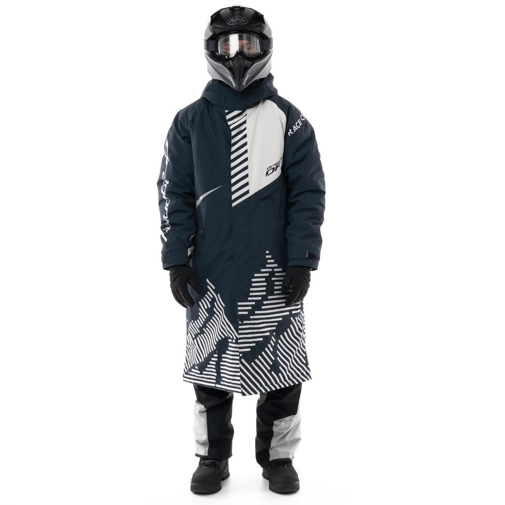 Плащ DRAGONFLY Race Coat Man Black White 2025 Плащ DRAGONFLY Race Coat Man Black White 2025