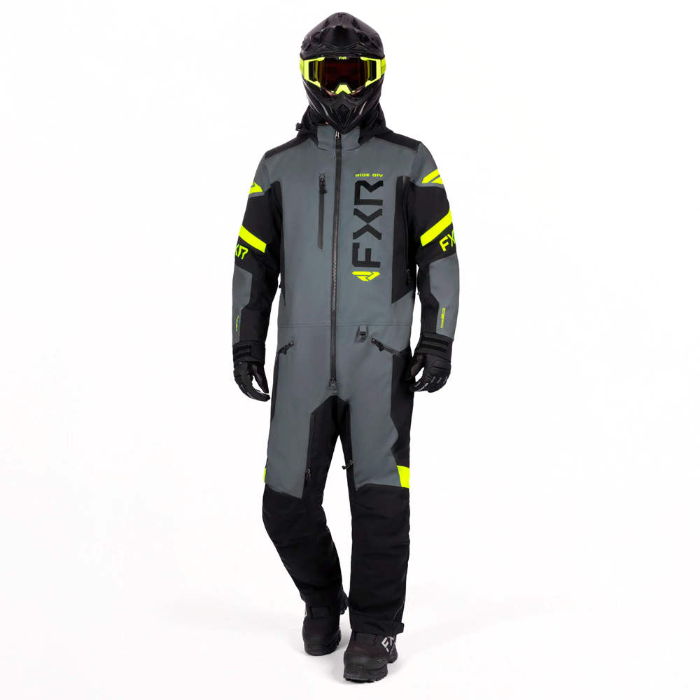 Комбинезон лёгкий FXR Helium Charcoal/HiVis 2026 Комбинезон лёгкий FXR Helium Charcoal/HiVis 2026