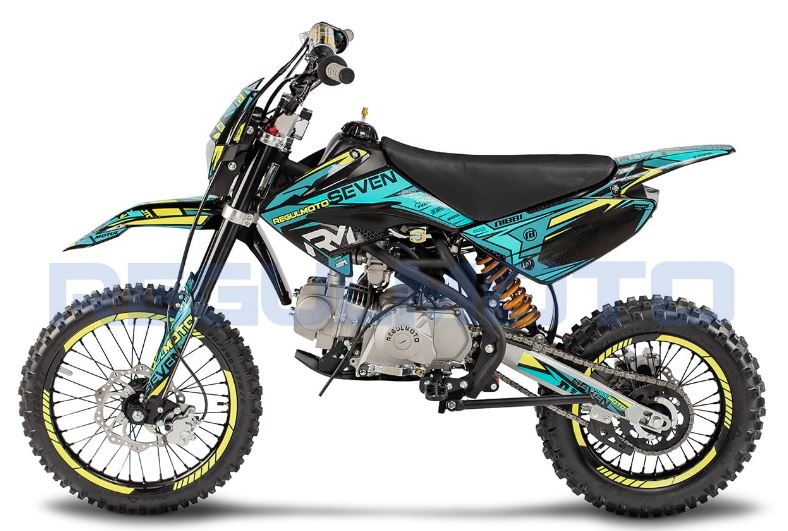 Питбайк Regulmoto SEVEN 125 (Черный/Желтый/Синий) Питбайк Regulmoto SEVEN 125 (Черный/Желтый/Синий)