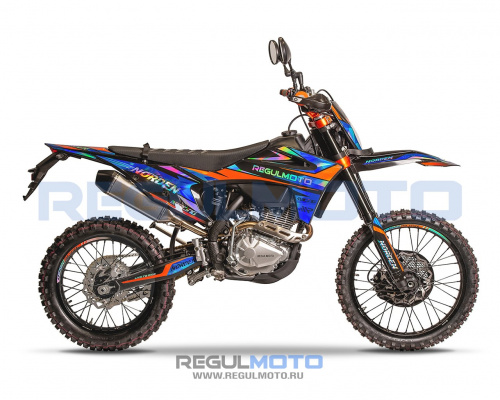 Мотоцикл Regulmoto Norden Черный/синий Мотоцикл Regulmoto Norden Черный/синий
