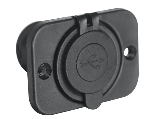 Панель монтажная с розеткой USB 3,1А Панель монтажная с розеткой USB 3,1А