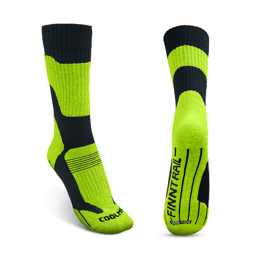 Носки FINNTRAIL Coolmax Lime 2025 Носки FINNTRAIL Coolmax Lime 2025