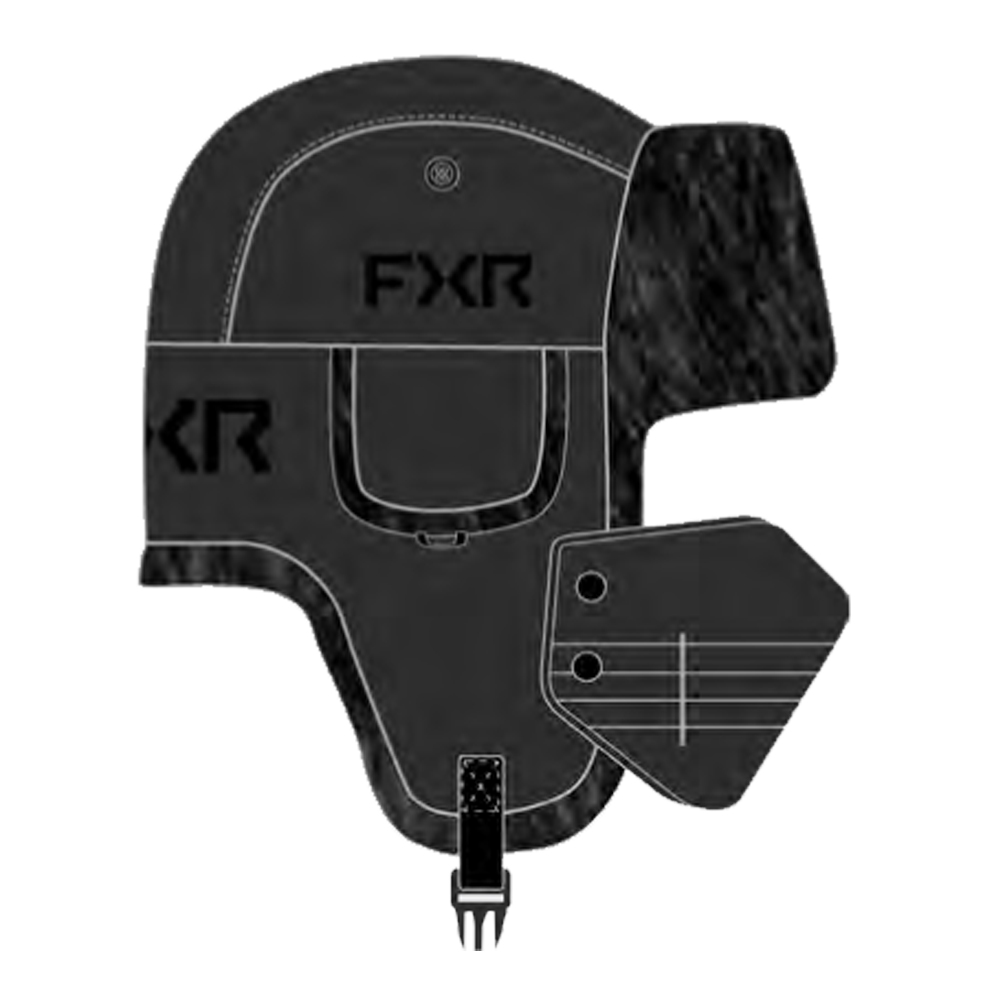 Шапка FXR Trapper Asphalt Black 2025 Шапка FXR Trapper Asphalt Black 2025