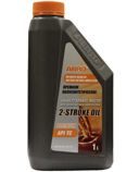Масло ABRO 2Т для ПЛМ Полусинтетическое моторное 1 л