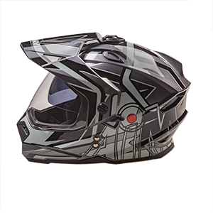 Шлем кроссовый AIM JK802S Black White Grey 2024 Шлем кроссовый AIM JK802S Black White Grey 2024