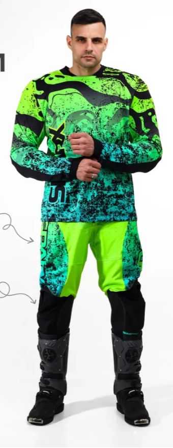 Комплект джерси и штаны SPARX EX02 Green 2025 Комплект джерси и штаны SPARX EX02 Green 2025