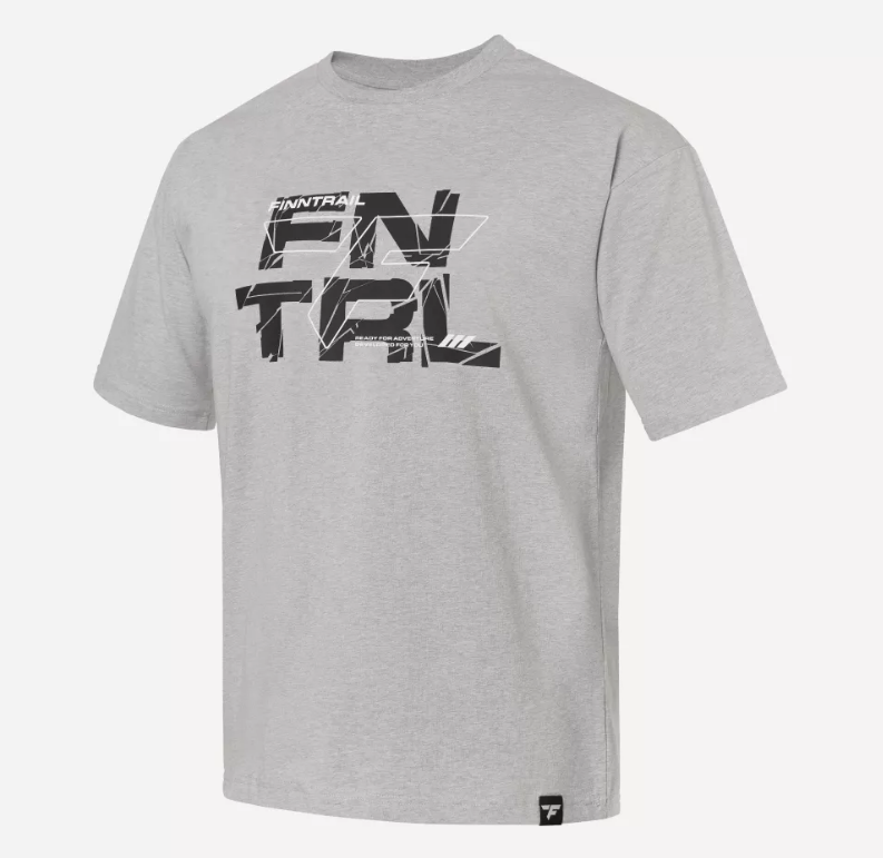Футболка FINNTRAIL Big Logo Grey 2025 Футболка FINNTRAIL Big Logo Grey 2025