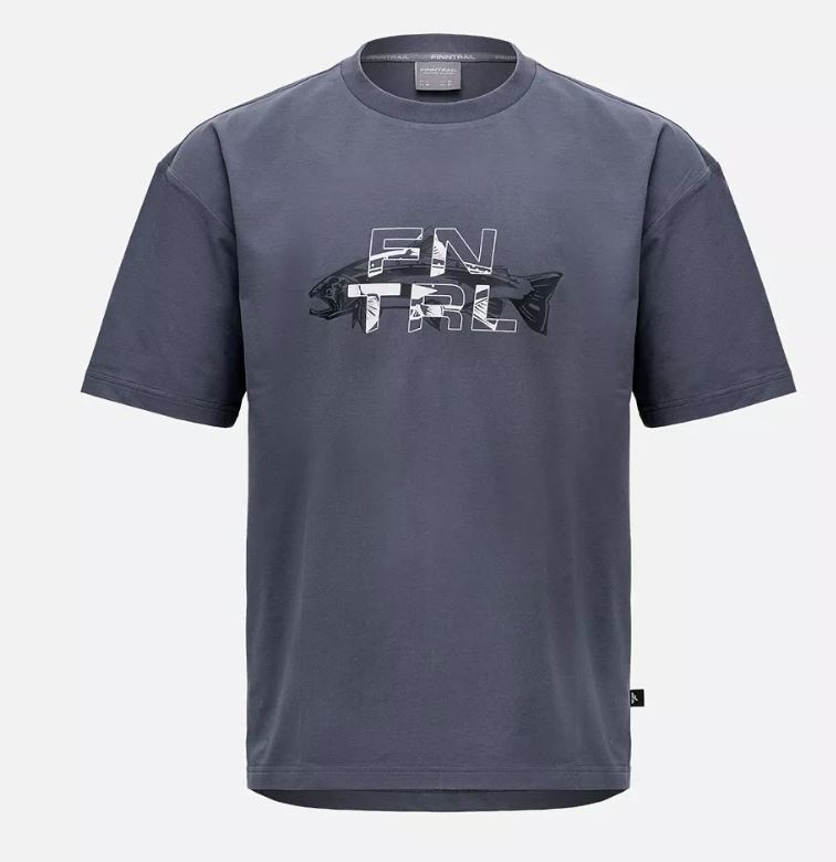 Футболка FINNTRAIL Fish DarkGrey 2026 Футболка FINNTRAIL Fish DarkGrey 2026