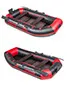 Лодка надувная ПВХ GAVIAL Lux 300 НД ELEGANT (Черный/красный)