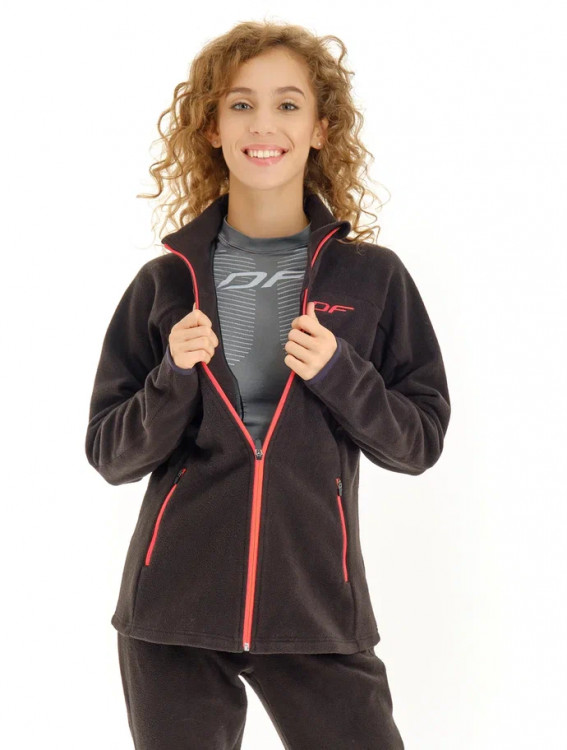 Кофта DRAGONFLY Woman Black Red 2025 Кофта DRAGONFLY Woman Black Red 2025