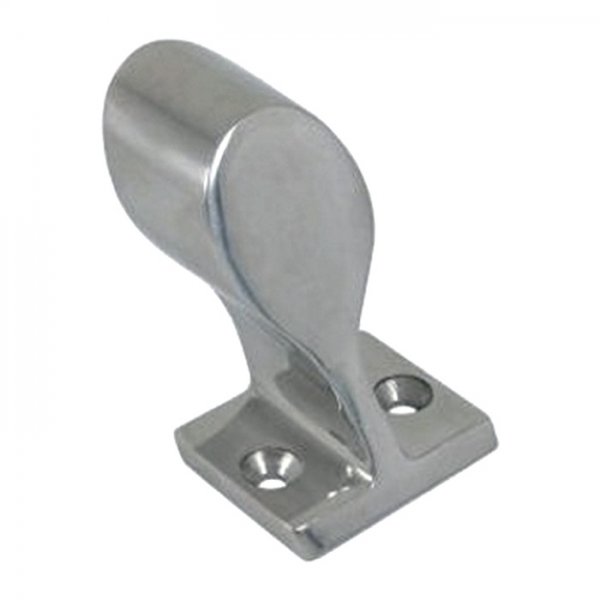 Держатель леера 22мм торцевой несквозной, левый, угол 60 Держатель леера 22мм торцевой несквозной, левый, угол 60