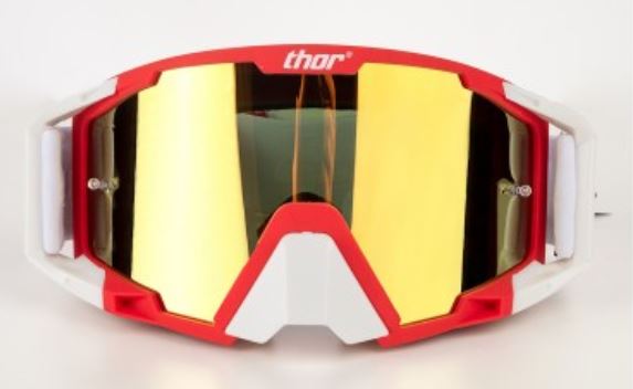 Очки кроссовые THOR Red White 2025 Очки кроссовые THOR Red White 2025