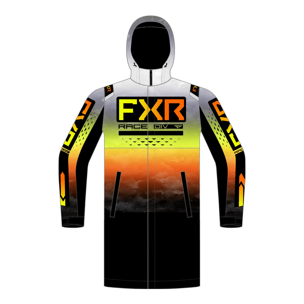 Пальто FXR Warm-Up White Lightning 2023 Пальто FXR Warm-Up White Lightning 2023