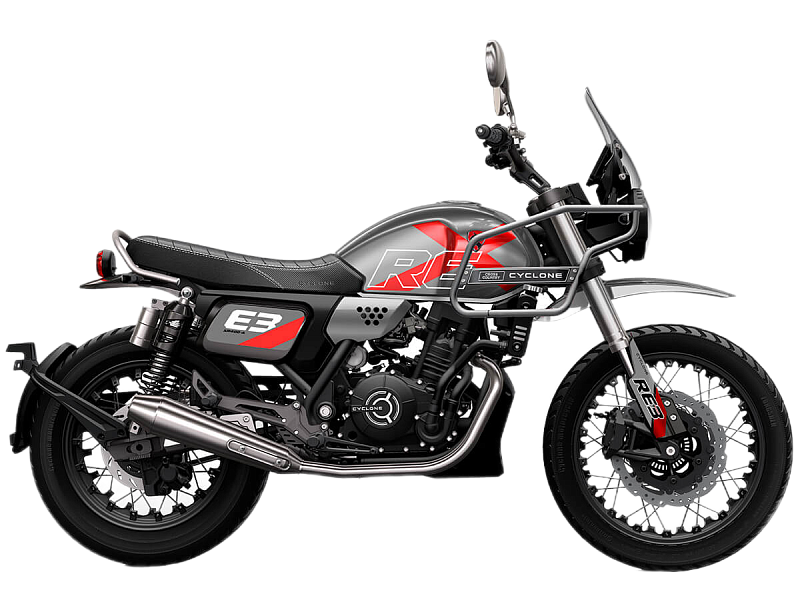 Мотоцикл CYCLONE RE3 Scrambler (SR400-A) Серый Мотоцикл CYCLONE RE3 Scrambler (SR400-A) Серый