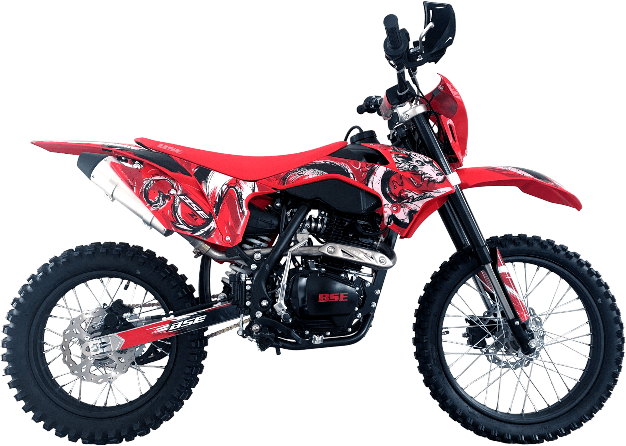 Мотоцикл кроссовый BSE Z1 Dragon White Мотоцикл кроссовый BSE Z1 Dragon White