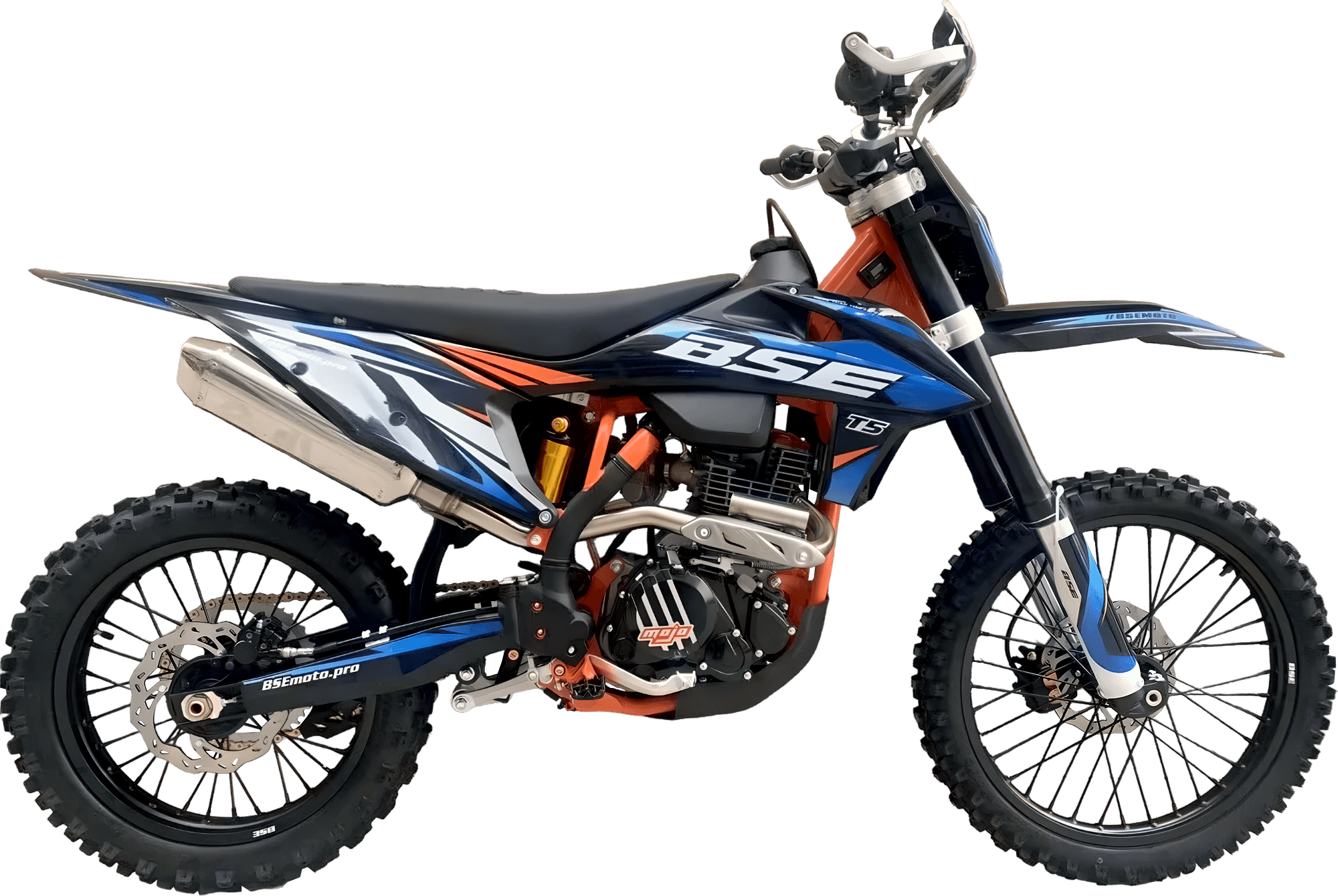 Мотоцикл кроссовый BSE T5 Factory Blue Мотоцикл кроссовый BSE T5 Factory Blue