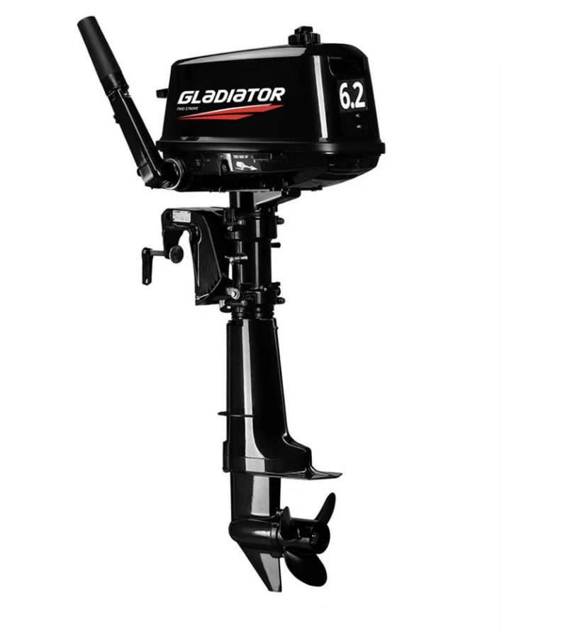 Мотор лодочный подвесной Gladiator 2-х тактный G 6,2 FH S Мотор лодочный подвесной Gladiator 2-х тактный G 6,2 FH S