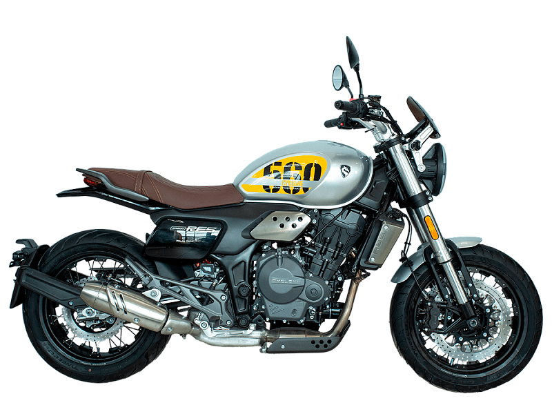 Мотоцикл CYCLONE RE5 (SR600) Серебристый Мотоцикл CYCLONE RE5 (SR600) Серебристый
