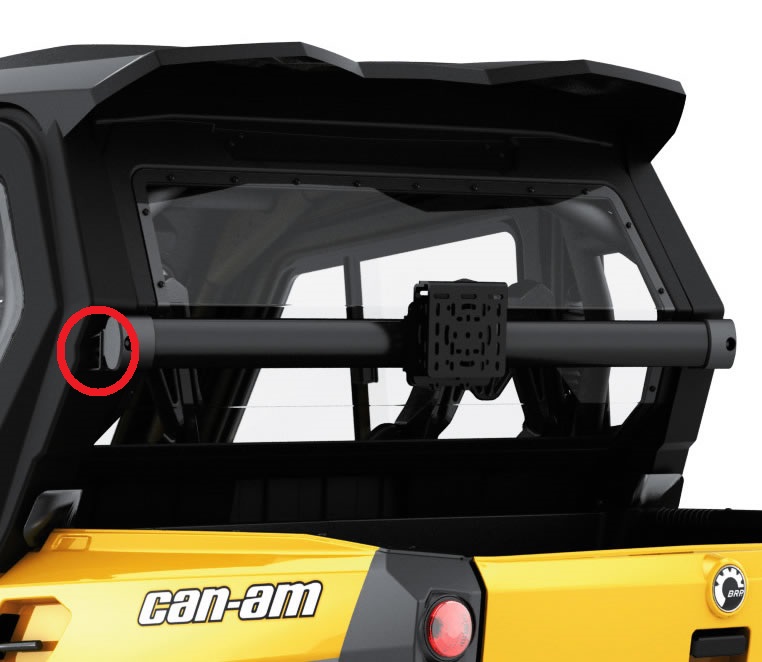 Крепление грузовой балки на стекло BRP Can-Am Commander Крепление грузовой балки на стекло BRP Can-Am Commander
