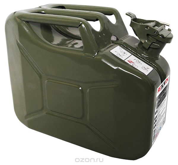 Канистра топливная экспедиционная 10 л (металл) REXXON (Зеленый) Канистра топливная экспедиционная 10 л (металл) REXXON (Зеленый)