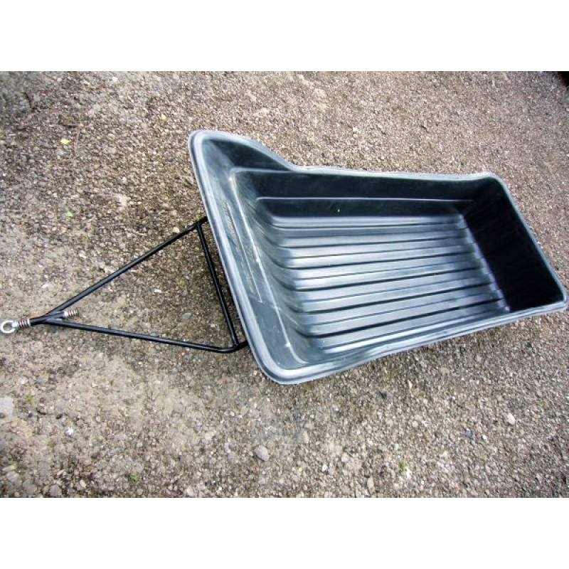 Сани-волокуши для снегохода 180 с отбойником черный Сани-волокуши для снегохода 180 с отбойником черный