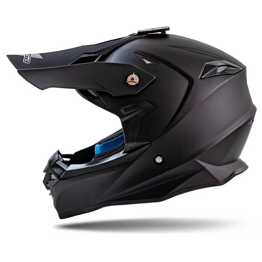 Шлем кроссовый VEGA V-FLO Black Matt 2024 Шлем кроссовый VEGA V-FLO Black Matt 2024