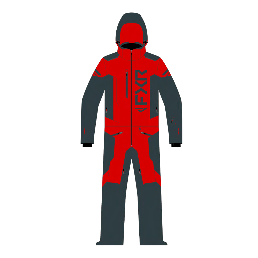 Комбинезон лёгкий FXR Helium Dark Steel Red 2025 Комбинезон лёгкий FXR Helium Dark Steel Red 2025