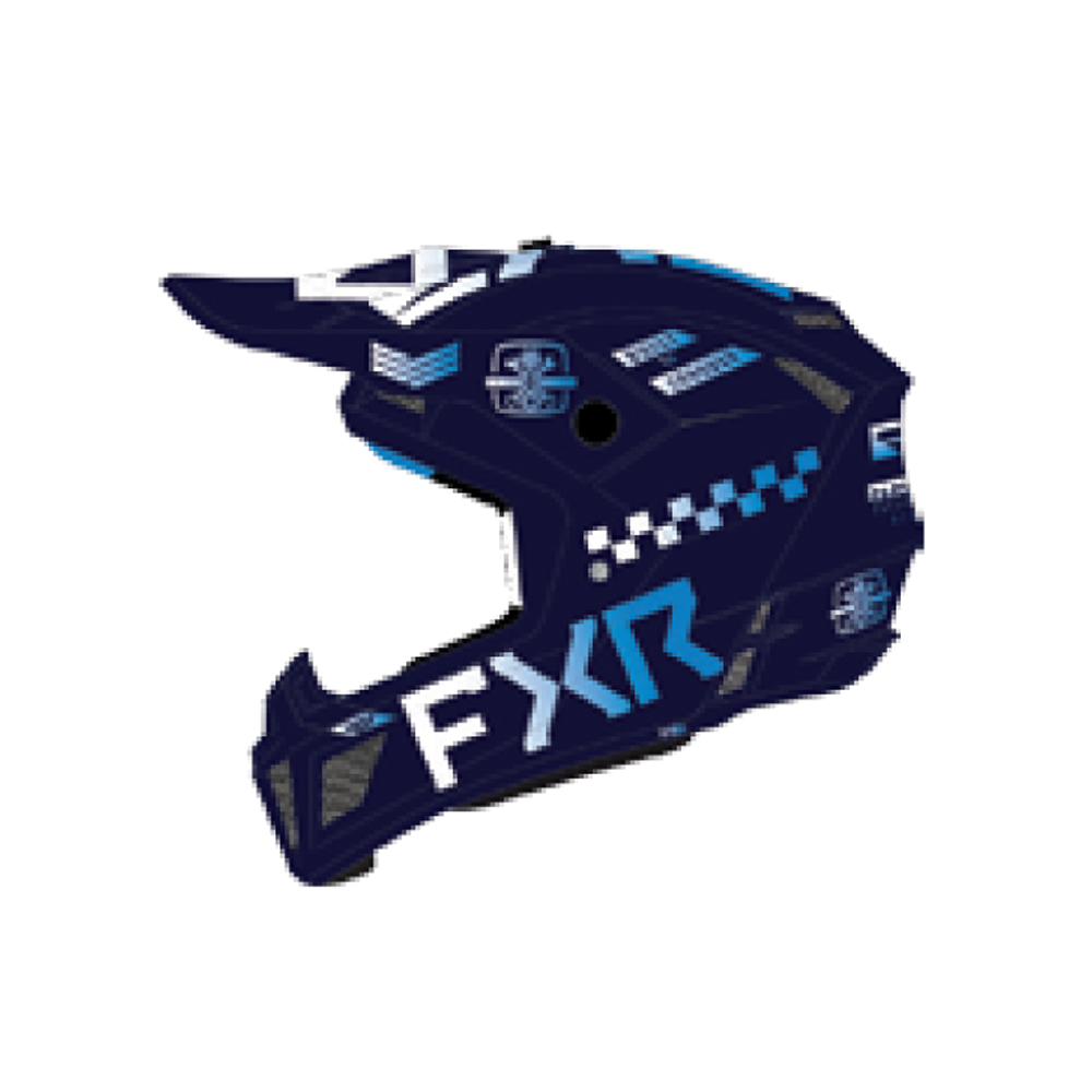 Шлем кроссовый FXR Clutch Gladiator Blue 2024 Шлем кроссовый FXR Clutch Gladiator Blue 2024