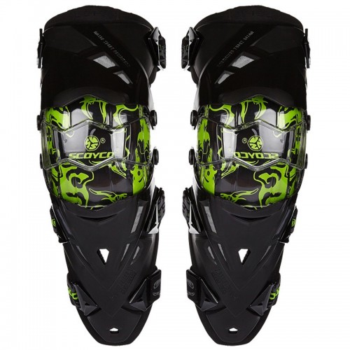 Защита колена SCOYCO K12 Black Green 2025 Защита колена SCOYCO K12 Black Green 2025