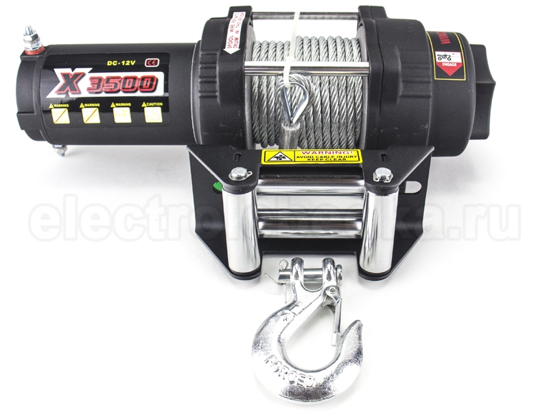 Лебёдка электрическая MasterWinch X3500 (стальной трос) 12V Лебёдка электрическая MasterWinch X3500 (стальной трос) 12V