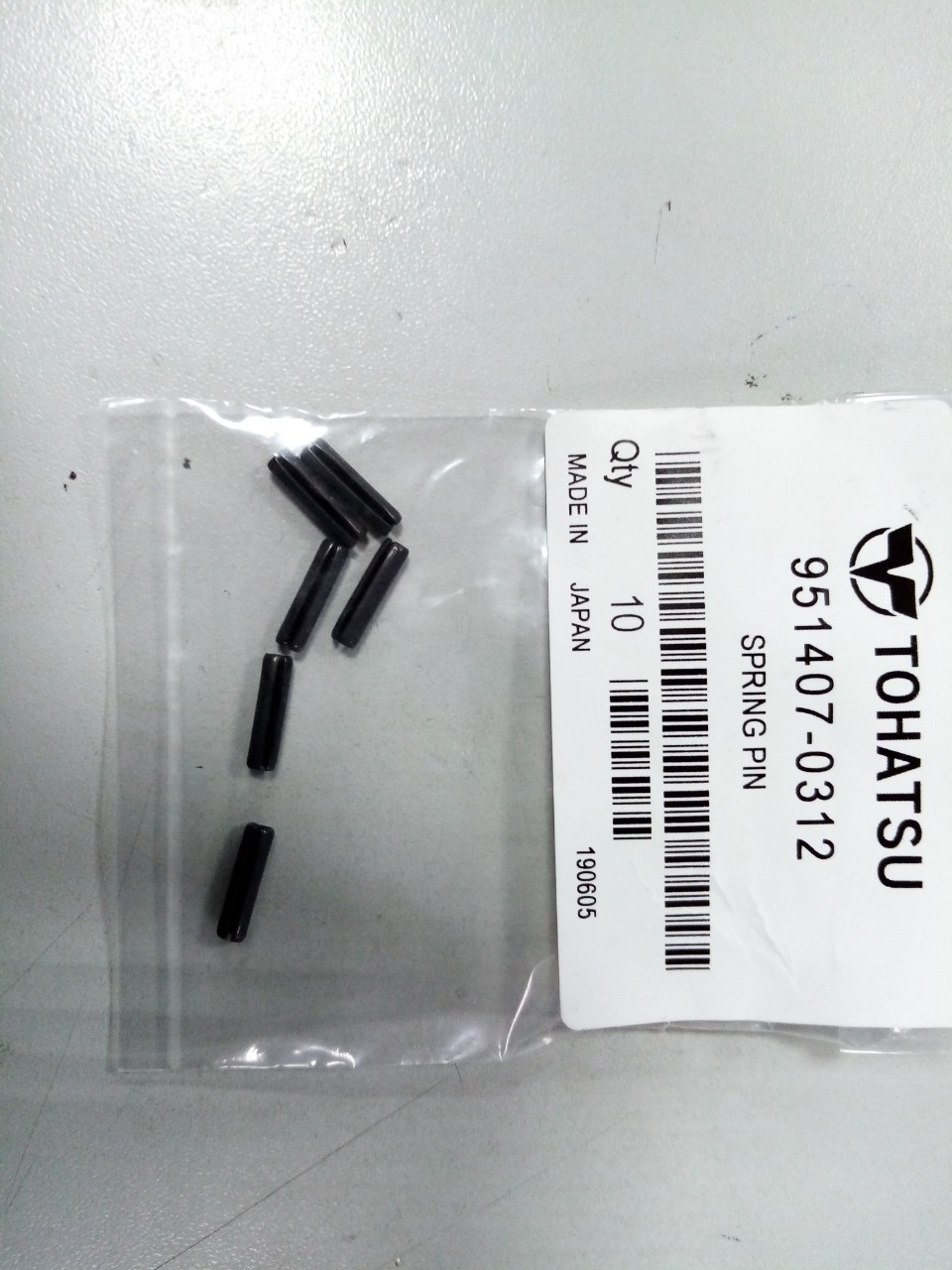 Пружинный фиксатор тяги 3x12 Tohatsu/Mercury 5-30 Пружинный фиксатор тяги 3x12 Tohatsu/Mercury 5-30