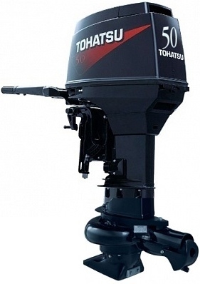 Мотор лодочный подвесной Tohatsu 2-х тактный M 50 D2 L JET (с водометной насадкой E.Chance) Мотор лодочный подвесной Tohatsu 2-х тактный M 50 D2 L JET (с водометной насадкой E.Chance)