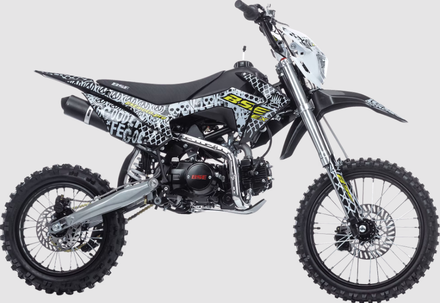 Питбайк BSE EX 125E MAX13 1.0 White Yellow Питбайк BSE EX 125E MAX13 1.0 White Yellow