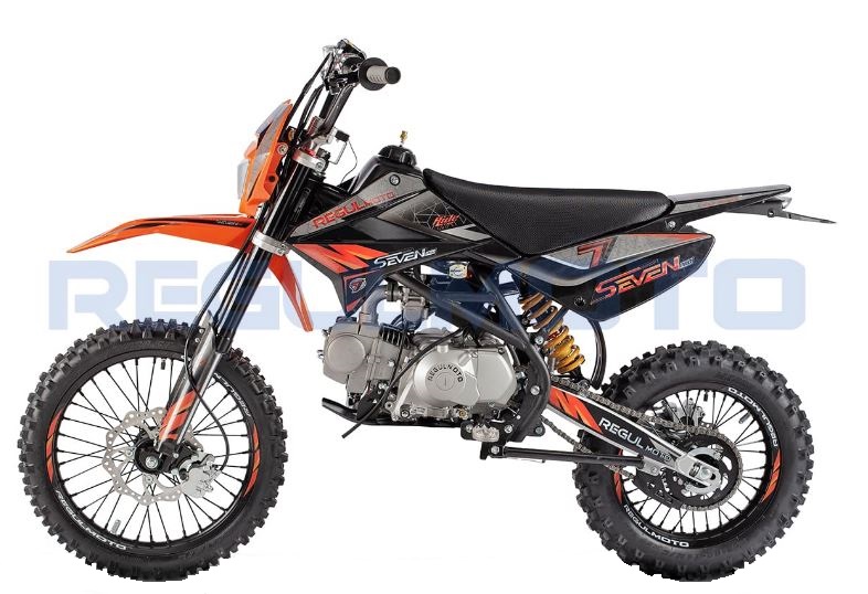Питбайк Regulmoto SEVEN PRO 17/14 Черный/Оранжевый Питбайк Regulmoto SEVEN PRO 17/14 Черный/Оранжевый
