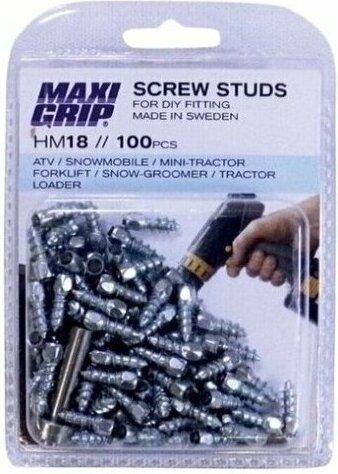 Шипы вкручивающиеся с карбидным наконечником для гусениц и колес Maxi Grip 17/6 мм Шипы вкручивающиеся с карбидным наконечником для гусениц и колес Maxi Grip 17/6 мм