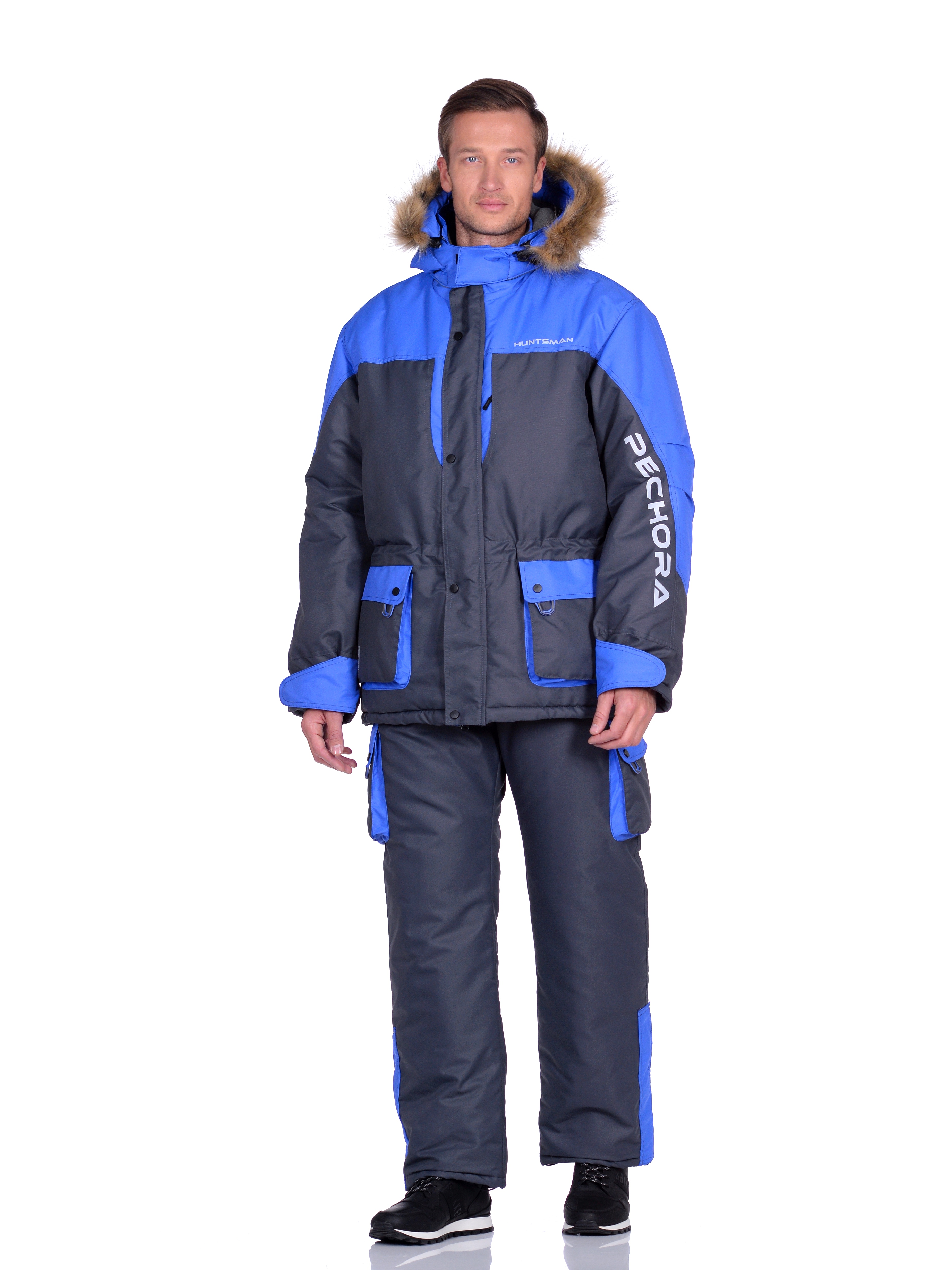Костюм HUNTSMAN "Печора" Серо-синий Оксланд 2022 Костюм HUNTSMAN "Печора" Серо-синий Оксланд 2022