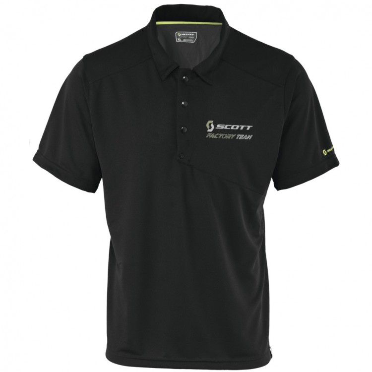 Футболка SCOTT Polo Black 2016 Футболка SCOTT Polo Black 2016