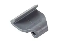 Крючок тентовый серый, с отверстием 6 мм