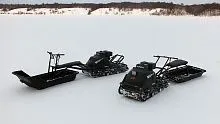 Мотобуксировщик Тофалар 500 Long Тягач-Толкач 20 л.с. с санным модулем (с электрозапуском)