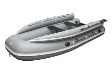 Лодка надувная ПВХ SibRiver Абакан 420 Jet (Cерый)