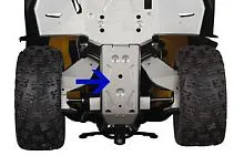Защита Днище задняя часть BRP ATV Платформа G1 Алюминий 