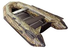 Лодка надувная ПВХ LEADER Тайга 290 Киль, камуфляж 