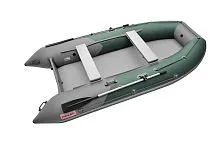 Лодка надувная ПВХ ROGER Zefir 4400 (Зеленый с серым)