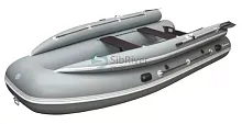 Лодка надувная ПВХ SibRiver Абакан 380 Jet (Серый) фальшборт