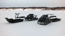 Мотобуксировщик Тофалар 500 Тягач-Толкач 15 л.с. с санным модулем (с электрозапуском)
