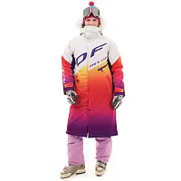 Плащ DRAGONFLY Race Coat Winter Sunset Woman Orange Violet 2025